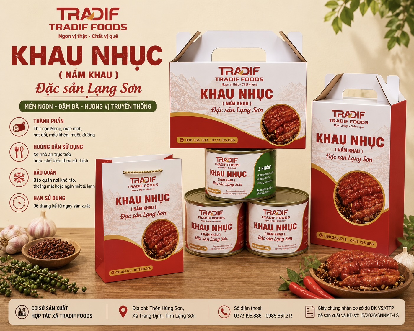 Sản phẩm đặc sản TRADI FOODS